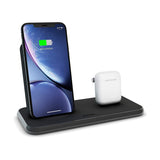 ZENS Aluminium Dual Wireless Charger + Dock 10W - Black